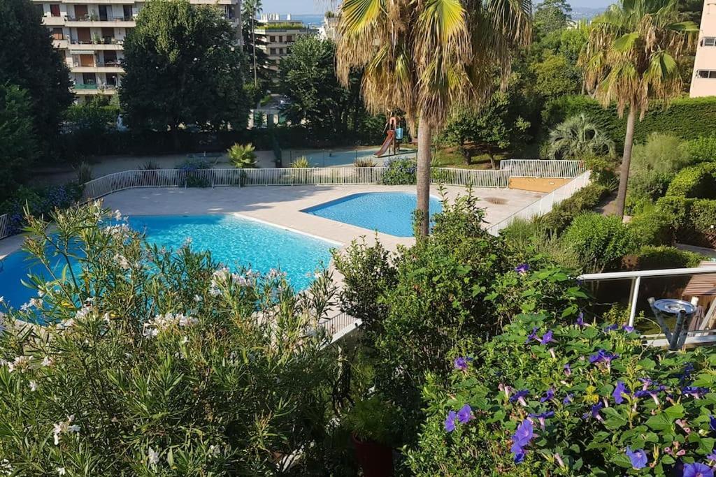Appartement Vue Mer Sur Les Hauteurs De نيس المظهر الخارجي الصورة